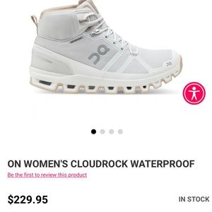 On Cloudrock Waterproof Mid Hiking Boots